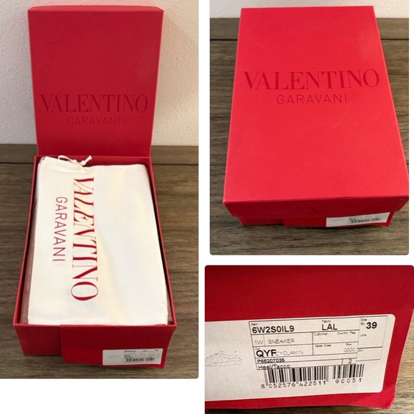 NIB [Valentino] Upvillage Crosta Sneakers In Cyclamen Pink Women's US 8 / EU 39 - Picture 14 of 15